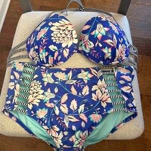 Shade and shore floral bikini